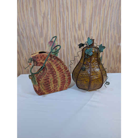 Other - Fall Home Decor Metal Oversized Squash / Gourds